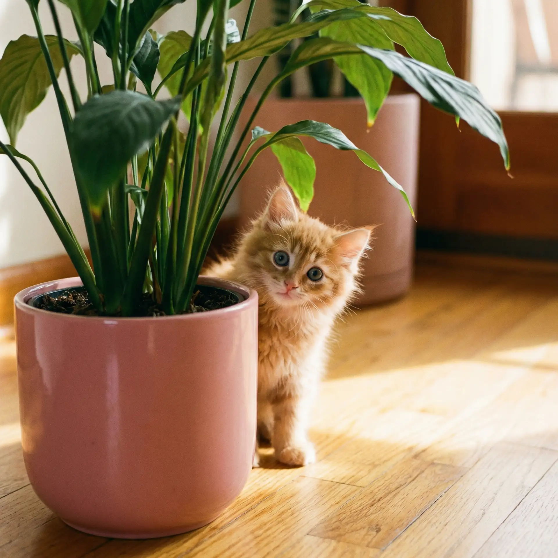 小猫从花盆后探头 - 嘟嘟嘟在线视频免费观看高清中文